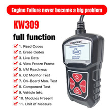 Load image into Gallery viewer, KONNWEI KW309 V309 V310 MS309 Code Reader OBD2 Scanner Diagnostic Tool, KW309