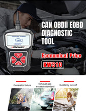 Load image into Gallery viewer, KONNWEI KW310 OBD Car Fault Detector Code Reader ELM327 OBD2 Scanner Diagnostic Tool, KW310