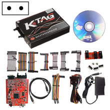 Load image into Gallery viewer, KTAG V7.020 Red PCB Board ECU Programming Tool Unlimited Token, EU Plug, EU Plug