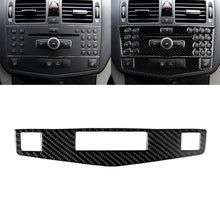 Load image into Gallery viewer, Car Carbon Fiber Center Console Panel Decorative Sticker for Mercedes-Benz W204 C Class 2007-2010, Center Console Panel