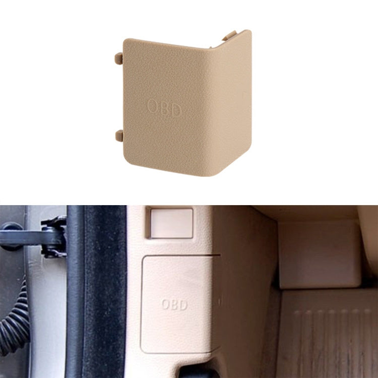 Car Diagnostic Plug Cover OBD Panel Decorative Cover 51437147538 for BMW E90 2005-2012, Left Driving, For BMW E90 2005-2012 (Black), For BMW E90 2005-2012 (Beige)