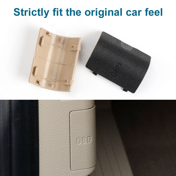 Car Diagnostic Plug Cover OBD Panel Decorative Cover 51437147538 for BMW E90 2005-2012, Left Driving, For BMW E90 2005-2012 (Black), For BMW E90 2005-2012 (Beige)