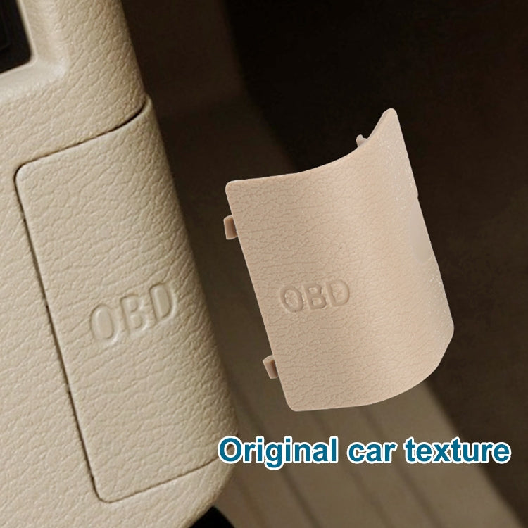 Car Diagnostic Plug Cover OBD Panel Decorative Cover 51437147538 for BMW E90 2005-2012, Left Driving, For BMW E90 2005-2012 (Black), For BMW E90 2005-2012 (Beige)