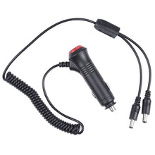 Load image into Gallery viewer, 12-24V Car Cigarette Lighter Switch Plug to DC5.5x2.1mm Charger Spring Power Cable, Switch Plug