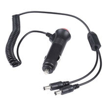 Load image into Gallery viewer, 12-24V Car Cigarette Lighter Switch Plug to DC5.5x2.1mm Charger Spring Power Cable, Switch Plug