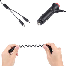Load image into Gallery viewer, 12-24V Car Cigarette Lighter Switch Plug to DC5.5x2.1mm Charger Spring Power Cable, Switch Plug