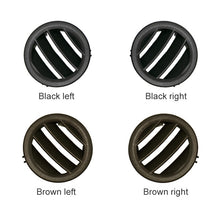 Load image into Gallery viewer, Car Left Side Dashboard Small Air Outlet Circular Air-conditioning Outlet for Mercedes-Benz C Class W204, Left Side for W204 (Black), Left Side for W204 (Brown)