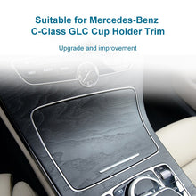Load image into Gallery viewer, 2056830900 Car Cup Holder Electroplating Trim Decorative Frame for Mercedes-Benz C Class W205, Cup Holder Electroplating Decorative Frame