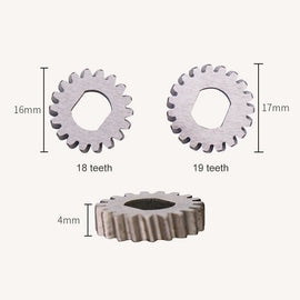 Car Sunroof Motor Gear for Mercedes-Benz W204/W212/W221/W164 / BMW F10/F02/E90/E70, 18 Teeth, 18 Teeth