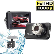 Load image into Gallery viewer, T638+ Car DVR USB Hidden Dual-lens Driving Recorder HD Reversing Video Monitor, T638+