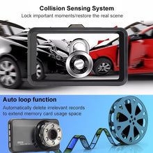 Load image into Gallery viewer, T638 Car DVR USB Hidden Driving Recorder HD Night Vision Reversing Video Monitor, T638