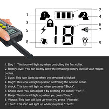 Load image into Gallery viewer, Tsattine T10 IP68 Waterproof 2000FT Dog Training Device with LCD Light, T10