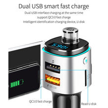 Load image into Gallery viewer, BC42 Bluetooth 5.0 Multi-function Car Colorful Atmosphere Lamp MP3 Player, Support TF Card &amp; U Disk &amp; FM, BC42