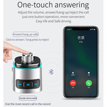 Load image into Gallery viewer, BC42 Bluetooth 5.0 Multi-function Car Colorful Atmosphere Lamp MP3 Player, Support TF Card &amp; U Disk &amp; FM, BC42