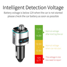 Load image into Gallery viewer, BC42 Bluetooth 5.0 Multi-function Car Colorful Atmosphere Lamp MP3 Player, Support TF Card &amp; U Disk &amp; FM, BC42