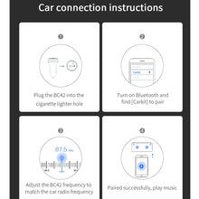 Load image into Gallery viewer, BC42 Bluetooth 5.0 Multi-function Car Colorful Atmosphere Lamp MP3 Player, Support TF Card &amp; U Disk &amp; FM, BC42