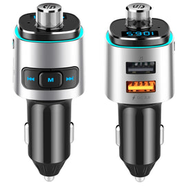 BC42 Bluetooth 5.0 Multi-function Car Colorful Atmosphere Lamp MP3 Player, Support TF Card & U Disk & FM, BC42