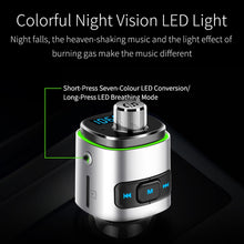 Load image into Gallery viewer, BC42 Bluetooth 5.0 Multi-function Car Colorful Atmosphere Lamp MP3 Player, Support TF Card &amp; U Disk &amp; FM, BC42