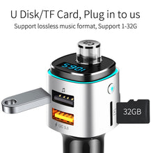 Load image into Gallery viewer, BC42 Bluetooth 5.0 Multi-function Car Colorful Atmosphere Lamp MP3 Player, Support TF Card &amp; U Disk &amp; FM, BC42