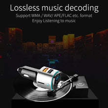 Load image into Gallery viewer, BC42 Bluetooth 5.0 Multi-function Car Colorful Atmosphere Lamp MP3 Player, Support TF Card &amp; U Disk &amp; FM, BC42