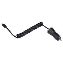 Load image into Gallery viewer, 17W 3.4A Mini USB Car Charger with 8 Pin Spring Cable, 8 Pin