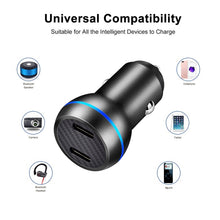 Load image into Gallery viewer, ACC-580 PD 40W Dual Type-C / USB-C Ports Fast Charging Car Charger, ACC-580