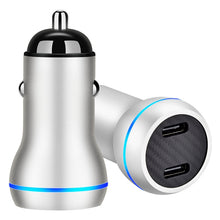 Load image into Gallery viewer, ACC-580 PD 40W Dual Type-C / USB-C Ports Fast Charging Car Charger, ACC-580