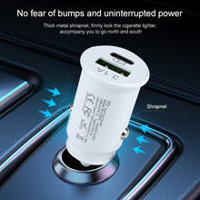 Load image into Gallery viewer, TE-339PD 3.1A PD USB-C / Type-C + USB Interface Mini Fast Charging Car Charger