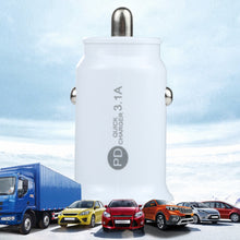 Load image into Gallery viewer, TE-339PD 3.1A PD USB-C / Type-C + USB Interface Mini Fast Charging Car Charger