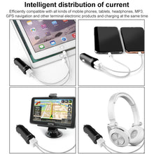 Load image into Gallery viewer, IVON CC26 5V 2.1A Dual USB Port Mini Car Charger, CC26 Black, CC26 Grey