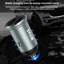Load image into Gallery viewer, IVON CC37 15W 3.1A Dual USB Mini Car Charger + 1m USB to Micro USB Fast Charge Data Cable Set, Micro USB