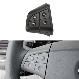 Car Left Side 4-button Steering Wheel Switch Buttons Panel 1648200010 for Mercedes-Benz W164, Left Driving, Left Side 4-button (Black), Left Side 4-button (Coffee), Left Side 4-button (Grey)