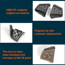 Load image into Gallery viewer, Car Left Side 4-button Steering Wheel Switch Buttons Panel 1648200010 for Mercedes-Benz W164, Left Driving, Left Side 4-button (Black), Left Side 4-button (Coffee), Left Side 4-button (Grey)