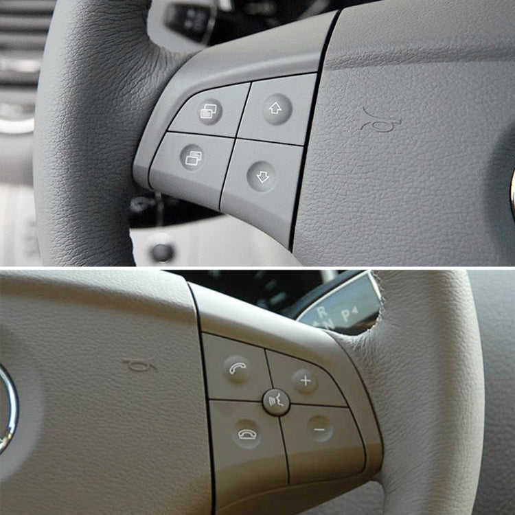 Car Left Side 5-button Steering Wheel Switch Buttons Panel 1648200010 for Mercedes-Benz W164, Left Driving, Left Side 5-button (Black), Left Side 5-button (Coffee), Left Side 5-button (Grey)