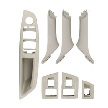 Load image into Gallery viewer, Car High Configuration Version Inside Doors Handle Pull Trim Cover 5141 7225 873 for BMW F10 F18, Left Driving, High Configuration Version (Black), High Configuration Version (Beige White), High Configuration Version (Grey)                             ...