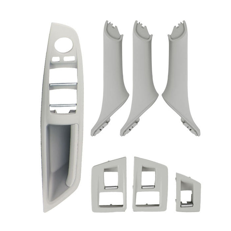 Car High Configuration Version Inside Doors Handle Pull Trim Cover 5141 7225 873 for BMW F10 F18, Left Driving, High Configuration Version (Black), High Configuration Version (Beige White), High Configuration Version (Grey)                             ...