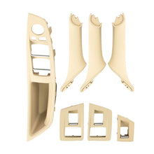 Load image into Gallery viewer, Car High Configuration Version Inside Doors Handle Pull Trim Cover 5141 7225 873 for BMW F10 F18, Left Driving, High Configuration Version (Black), High Configuration Version (Beige White), High Configuration Version (Grey)                             ...