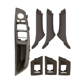 Car Imported Version Inside Doors Handle Pull Trim Cover 5141 7225 873 for BMW F10 F18, Left Driving, Imported Version (Dark Coffee), Imported Version (Beige White), Imported Version (Grey), Imported Version (Beige), Imported Version (Wine Red)