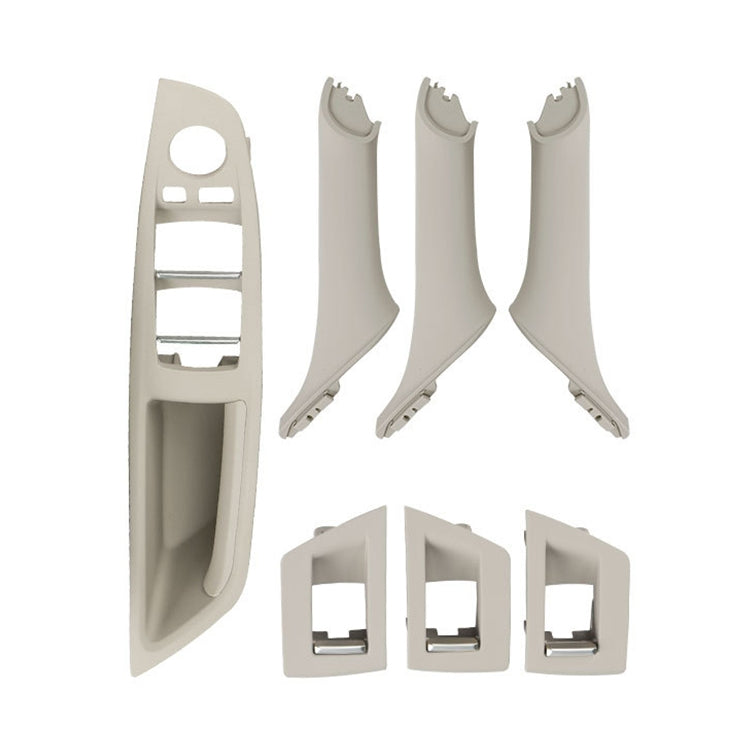 Car Imported Version Inside Doors Handle Pull Trim Cover 5141 7225 873 for BMW F10 F18, Left Driving, Imported Version (Dark Coffee), Imported Version (Beige White), Imported Version (Grey), Imported Version (Beige), Imported Version (Wine Red)
