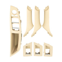Load image into Gallery viewer, Car Imported Version Inside Doors Handle Pull Trim Cover 5141 7225 873 for BMW F10 F18, Left Driving, Imported Version (Dark Coffee), Imported Version (Beige White), Imported Version (Grey), Imported Version (Beige), Imported Version (Wine Red)