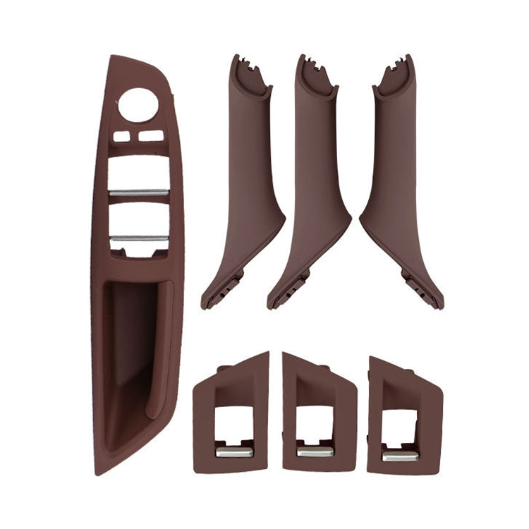Car Imported Version Inside Doors Handle Pull Trim Cover 5141 7225 873 for BMW F10 F18, Left Driving, Imported Version (Dark Coffee), Imported Version (Beige White), Imported Version (Grey), Imported Version (Beige), Imported Version (Wine Red)