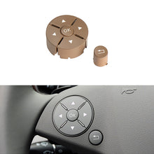 Load image into Gallery viewer, Car Left Side Steering Wheel Switch Buttons Panel for Mercedes-Benz W204 2007-2014, Left Driving, Left Side (Black), Left Side (Grey), Left Side (Beige), Left Side (Brown)