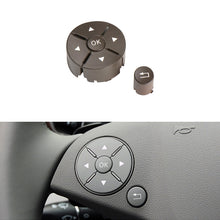 Load image into Gallery viewer, Car Left Side Steering Wheel Switch Buttons Panel for Mercedes-Benz W204 2007-2014, Left Driving, Left Side (Black), Left Side (Grey), Left Side (Beige), Left Side (Brown)