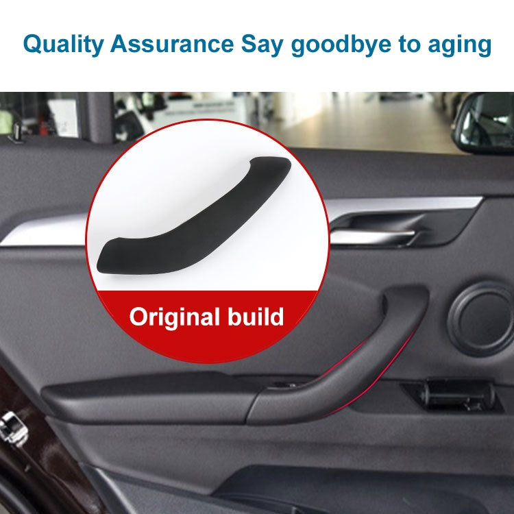 Car Right Side Inside Doors Handle Pull Trim Cover 51417417513 for BMW X1 2016-, Left Driving, Right Side (Black), Right Side (Coffee), Right Side (Beige White), Right Side (Beige), Right Side (Red)