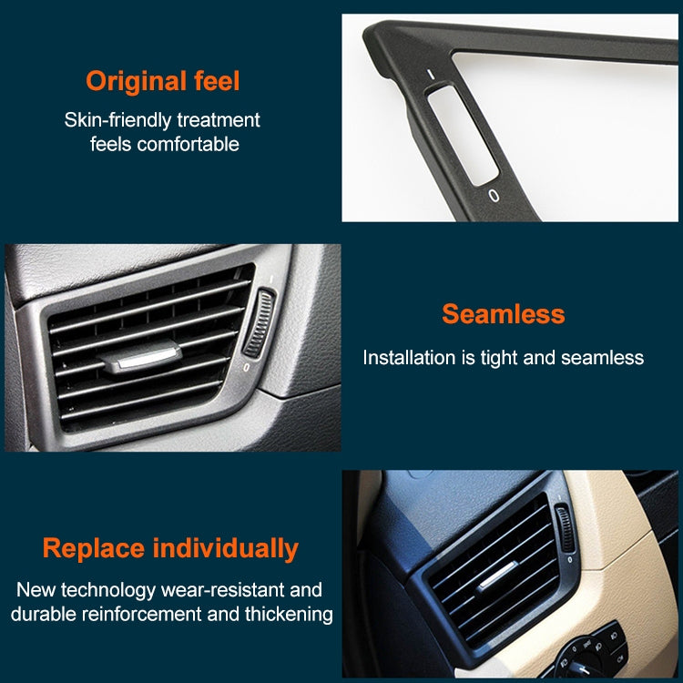Car Left Side Air Conditioner Vent Panel for BMW X1, Left Driving(Color: Bright), Left Side (Color: Matte), Left Side (Color: Bright)