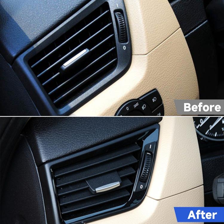 Car Left Side Air Conditioner Vent Panel for BMW X1, Left Driving(Color: Bright), Left Side (Color: Matte), Left Side (Color: Bright)