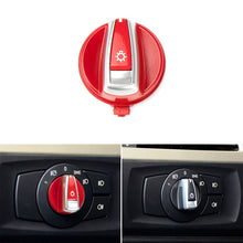 Load image into Gallery viewer, Car Headlight Switch Button Knob Cover Trim 6131 6932 796 for BMW X1 2009-2015, Left Driving