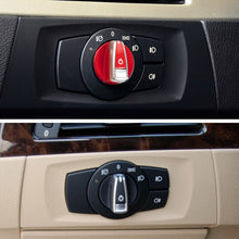 Load image into Gallery viewer, Car Headlight Switch Button Knob Cover Trim 6131 6932 796 for BMW X1 2009-2015, Left Driving