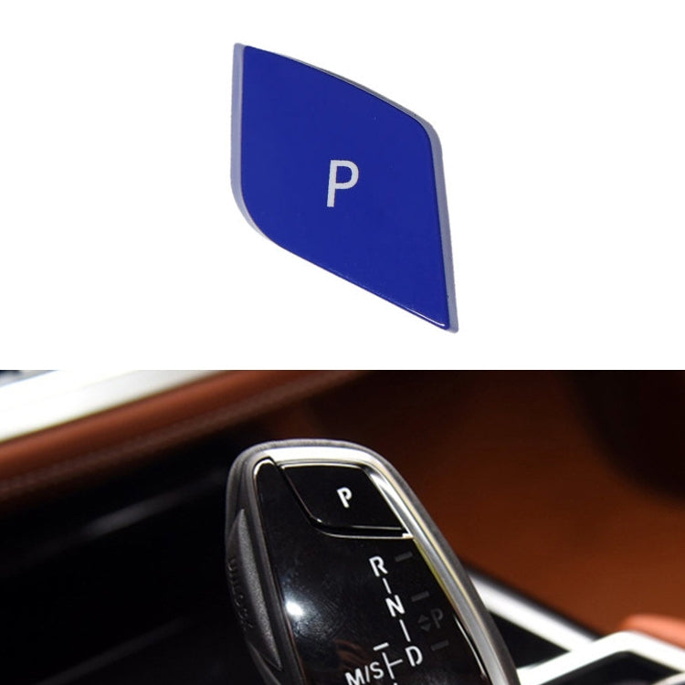 Car Gear Lever Auto Parking Button Letter P Cap for BMW G Chassis Series, Left Driving, For BMW G Chassis Series (Red), For BMW G Chassis Series (Black), For BMW G Chassis Series (Blue)