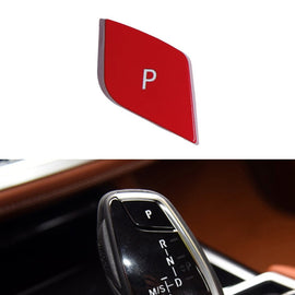 Car Gear Lever Auto Parking Button Letter P Cap for BMW G Chassis Series, Left Driving, For BMW G Chassis Series (Red), For BMW G Chassis Series (Black), For BMW G Chassis Series (Blue)